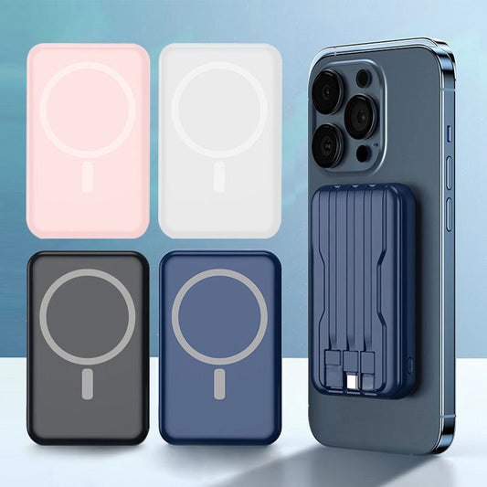 Multifunktionale kabellose magnetische Powerbank (BEI KAUF VON 2 ARTIKELN VERSANDKOSTENFREI)