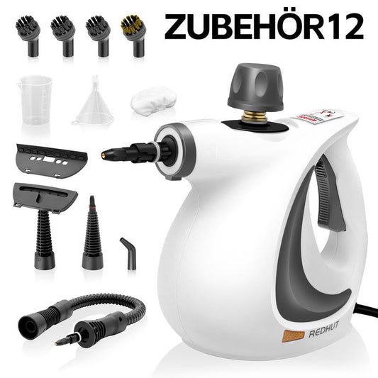 🧼 60% RABATT! 🚿 Hand-Dampfreiniger – Druckboost, Multi-Flächen & 12-teilig Set – Chemiefrei, Hygiene & Tiefenreinigung ✨