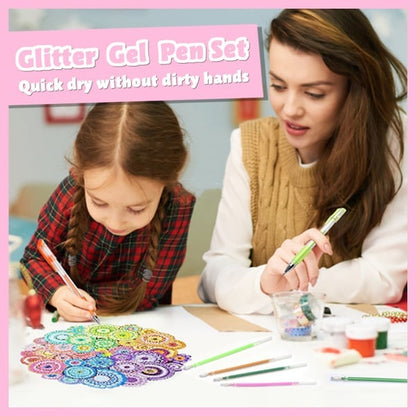 🎅Weihnachtsgeschenk-Idee 50 % Rabatt –🎁Glitzer-Gelstift-Set