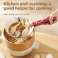 Silikon-Klemme gegen Verbrühungen Kreative Multifunktions-Schüsselklemme für die Küche Löffelablage Topfklammern