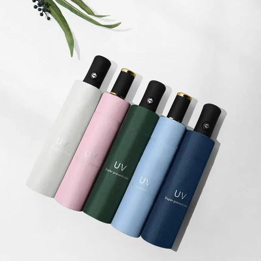 Zweifachfunktioneller Sonnenschutz und Regenschutz, winddichter und UV-beständiger Regenschirm