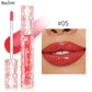 Langanhaltender Glitzer-Lippenstift, 2 Stück Feuchtigkeitsspendender Lipgloss, Glänzender Lipglaze, Lippenöl für volle Lippen Lippenstift für Mädchen und Frauen, Make-up