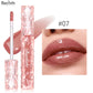 Langanhaltender Glitzer-Lippenstift, 2 Stück Feuchtigkeitsspendender Lipgloss, Glänzender Lipglaze, Lippenöl für volle Lippen Lippenstift für Mädchen und Frauen, Make-up