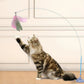Automatic cat toy with strong suction cup