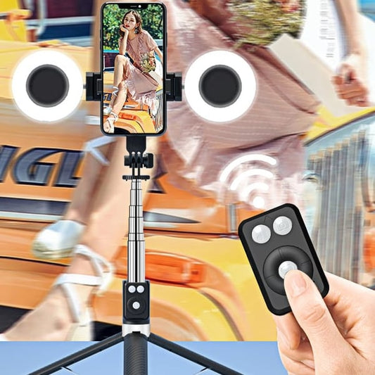 🎁Heißer Verkauf 50 % Rabatt⏳Neuer 6-in-1-Bluetooth-Selfie-Stick