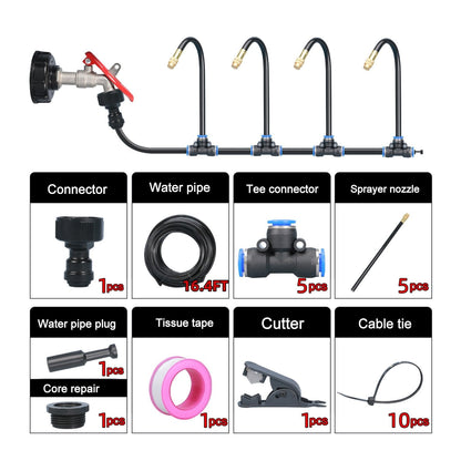 🔥Letzter Tag 50 % Rabatt✨360° Curved Garden Automatic Irrigation System