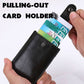 Herausziehbarer Kartenetui aus PU-Leder
