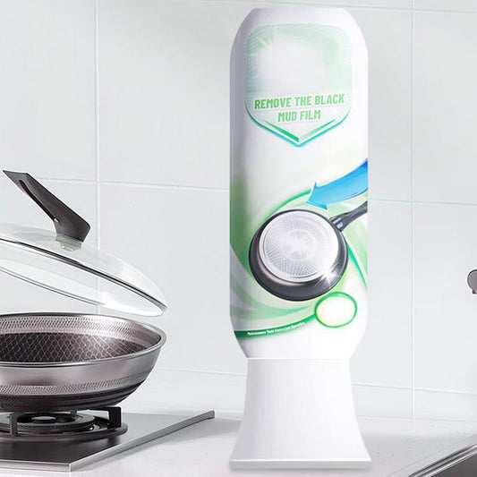 🍳 2 KAUFEN, 1 GRATIS! ✨ Schlammfilm-Entferner für angebranntes Fett – Löst hartnäckige verkohlte Fettrückstände in 5 Minuten, ungiftig und ohne Schrubben 🧽📦