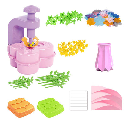 🎅 Die schönste Überraschung zu Weihnachten 🎁 Pädagogisches DIY-Blumenpress-Kunstset für Kinder