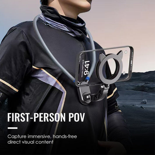 🔥Heißer Verkauf 50 % Rabatt🔥Freihändige magnetische Telefonhalterung für den Nacken