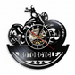 Retro-Motorrad-Vinyl-Schallplatten-Wanduhr