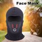 Winter Rider Warm Anti-Haze Balaclava Vollgesichtsmaske für Motorradfahren, Radfahren, Skifahren, Kapuze, winddicht, weich, Outdoor, warm, Fahrrad-Kopfbedeckung