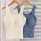 Bequemes, weiches, flauschiges Strick-Tanktop für Dame