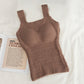 Bequemes, weiches, flauschiges Strick-Tanktop für Dame