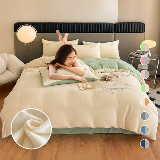 Schönes Geschenk*Milch Samt Winter Warm Doppelseitige Decke