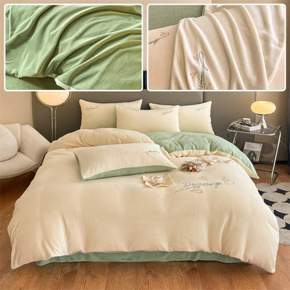 Schönes Geschenk*Milch Samt Winter Warm Doppelseitige Decke