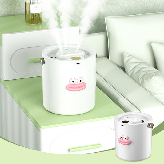 Kompakter Raumluftbefeuchter mit Wurstmundmuster