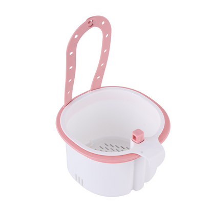 Kunststoff-Küchenabfluss-Auffangkorb mit Saugnapf