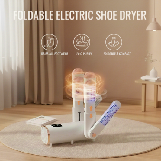Faltbarer elektrischer Schuhtrockner