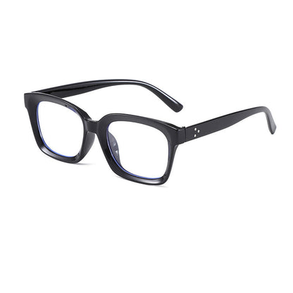 Retro-Quadratbrille mit Blaulichtfilter