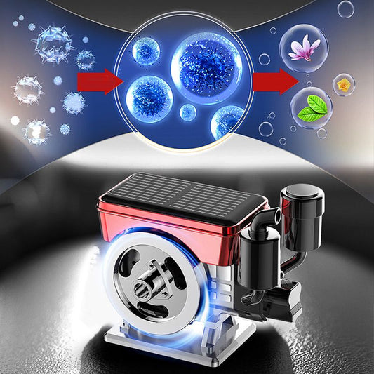 Solarbetriebener Auto-Diffusor mit automatischer Drehfunktion für Aromatherapie