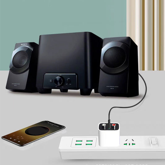 Hi-Fi-Stereo-Bluetooth-Audioadapter mit AUX/RCA-Ausgang