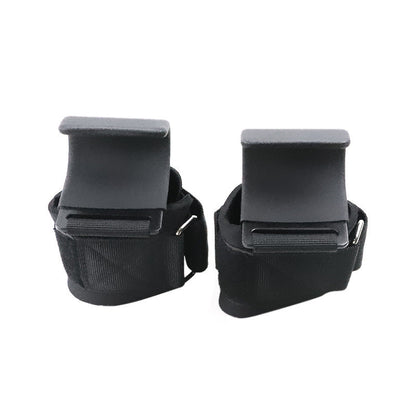 2PCS Weightlifting Hooks with Wrist Strap
