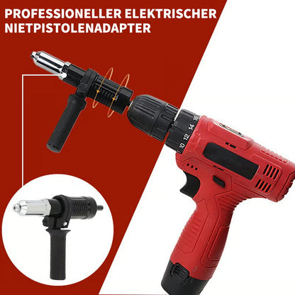 🛠️Professioneller elektrischer Nietpistolenadapter – Verwandeln Sie Ihre Bohrmaschine in ein Nietgerät